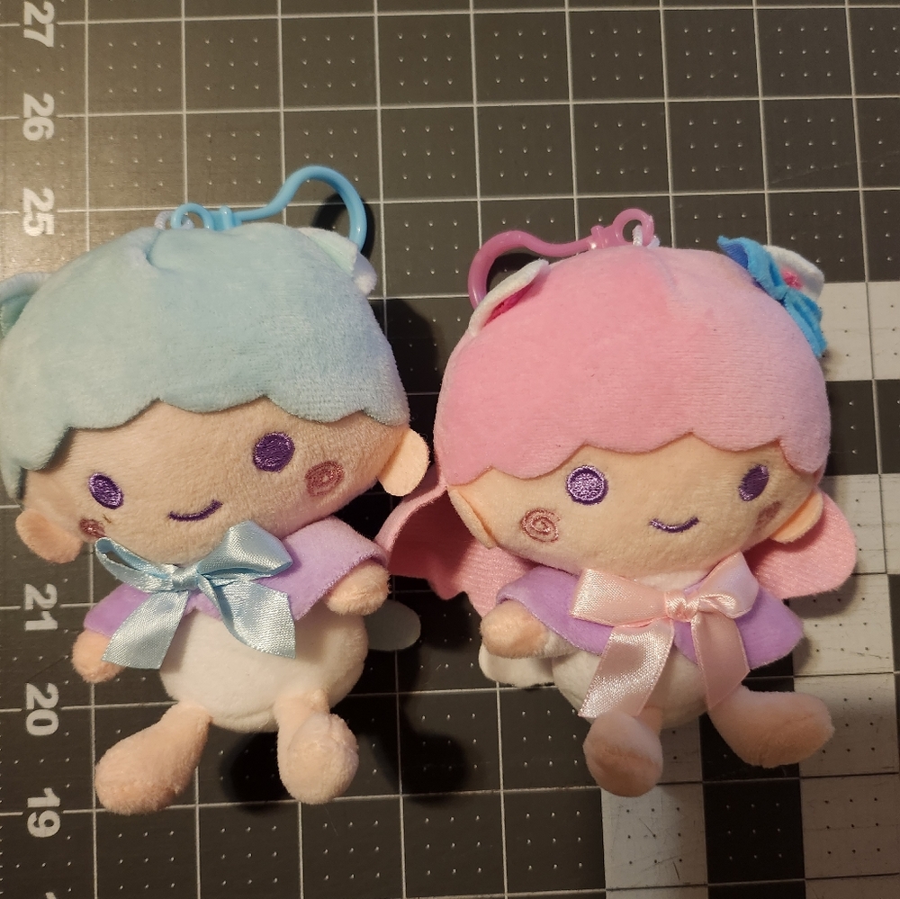 Twinstar plush dangler set